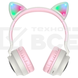 Гарнитура накладные Hoco W27 Cat серый беспроводные bluetooth накладные