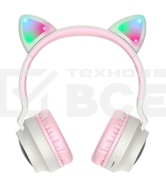 Гарнитура накладные Hoco W27 Cat серый беспроводные bluetooth накладные