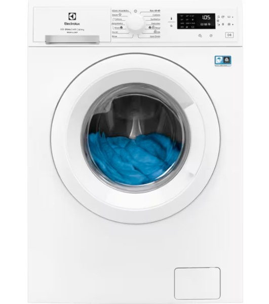 Стиральная-сушильная машина Electrolux EW5W468WE белый, загрузка фронтальная 8/4 кг, 1551 об/мин, Класс: A++