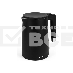 Чайник электрический Atlanta ATH-2449 черный 1,7л, нержавейка, двухстенный, фото 1