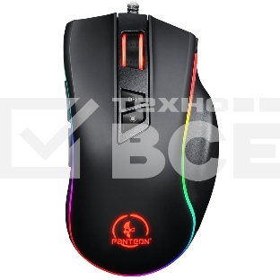 Мышь проводная Jet.A Panteon PS88 черный, 6200 dpi, USB, кнопки - 9