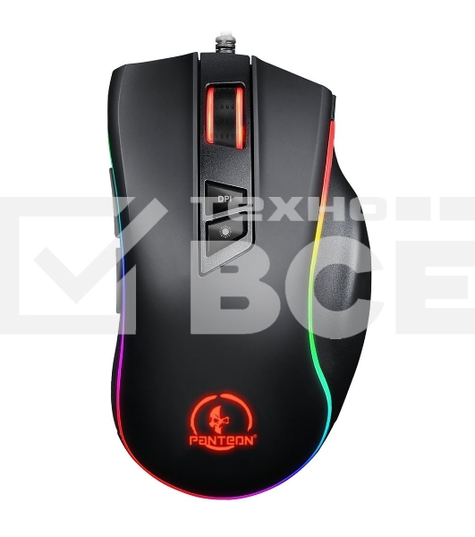 Мышь проводная Jet.A Panteon PS88 черный, 6200 dpi, USB, кнопки - 9