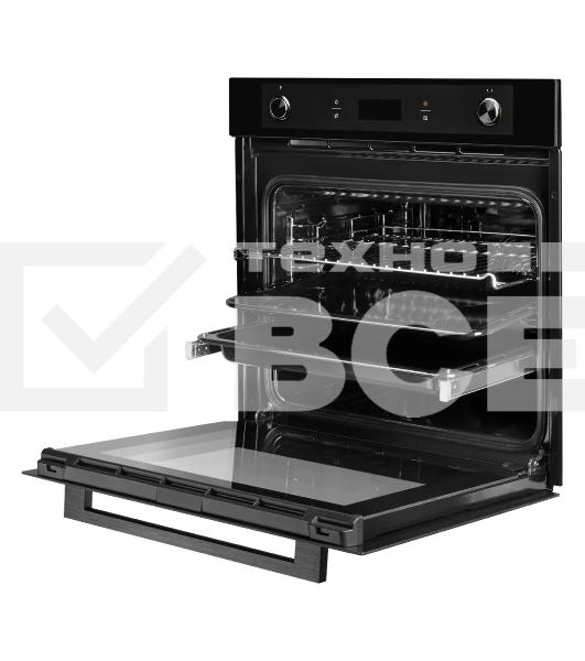 Встраиваемый духовой шкаф Kuppersberg HM 639 Black 60 см, 70 л, 9 режимов, гидролизная очистка, черный