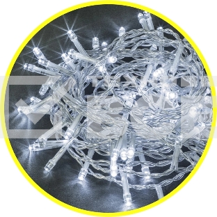 Гирлянда Navigator NGF-S01-100CW-5-6.5m-230-C8-TR-IP20