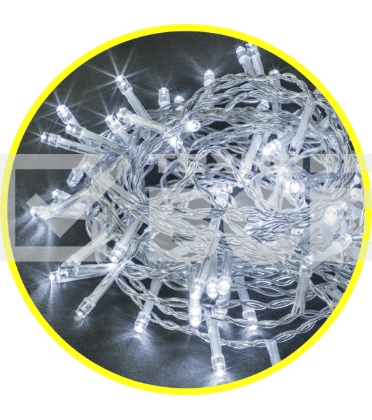 Гирлянда Navigator NGF-S01-100CW-5-6.5m-230-C8-TR-IP20