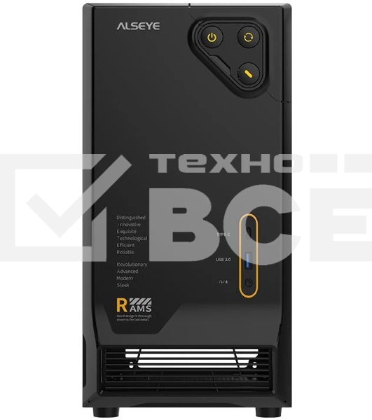 Компьютерный корпус RAMS 1.0 черный-Type C