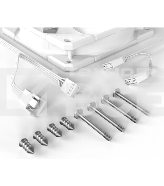 Вентилятор для корпуса ID-COOLING TF-12025-PRO-ARGb TRIO WHITE (3 pcs, 120мм, 1800rpm, 35.2 дБ, PWM 4-pin, ARGb, белый) (TF-12025-PRO-ARGb TRIO WHITE)