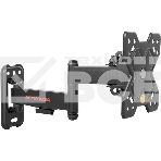 Кронштейн Arm media MARS-6 черный, 10 шт/уп. Кр. стал. настенный для TV 10'-32', max 25 кг, 5 ст св., нак. +5°-15°, пов. ±90° от ст. 62-270 мм. max VESA 100x100 мм., фото 1