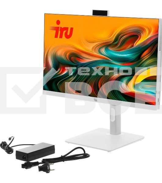 Моноблок IRU 23ID 23.8' Full HD i5 12400 (2.5) 32Gb SSD 512Gb UHDG 730 CR без ОС GbitEth WiFi BT 120W Cam белый 1920x1080