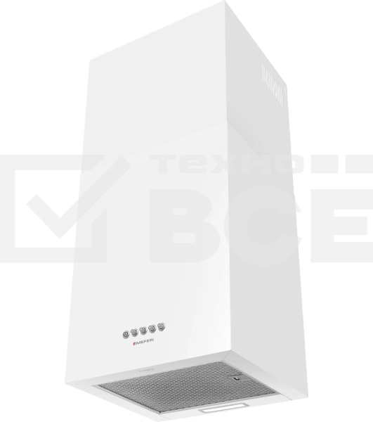 Вытяжка наклонная пристенная Meferi AIRBOX60WH LIGHT