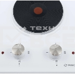 Электрическая варочная панель Maunfeld EEHE.32.4W, конфорок: 2 шт., эмаль, независимая, белый, фото8