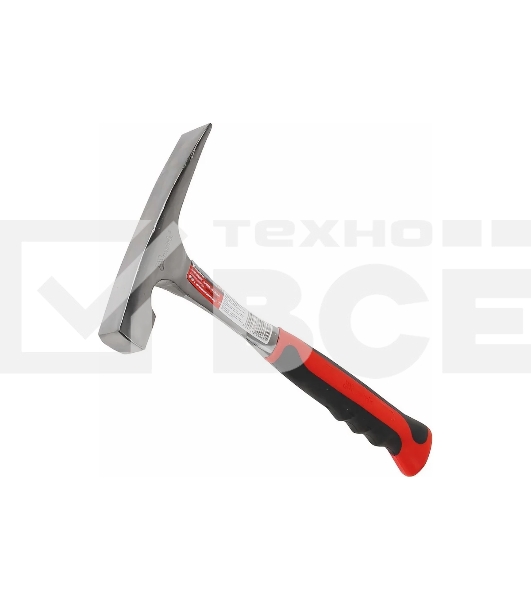 Молоток каменщика Matrix 10630, 600 г, цельнометаллический, двухкомпонентная рукоятка