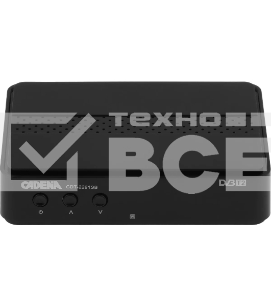 Приставка для цифрового ТВ Cadena CDT-2291SB черный, DVB-T2, DVB-T, HDMI, USB 2.0