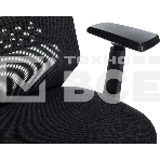 Кресло эргономичное Бюрократ MC-612N-H черный TW SQU BL сетка/ткань с подголов. крестов. металл хром, фото3