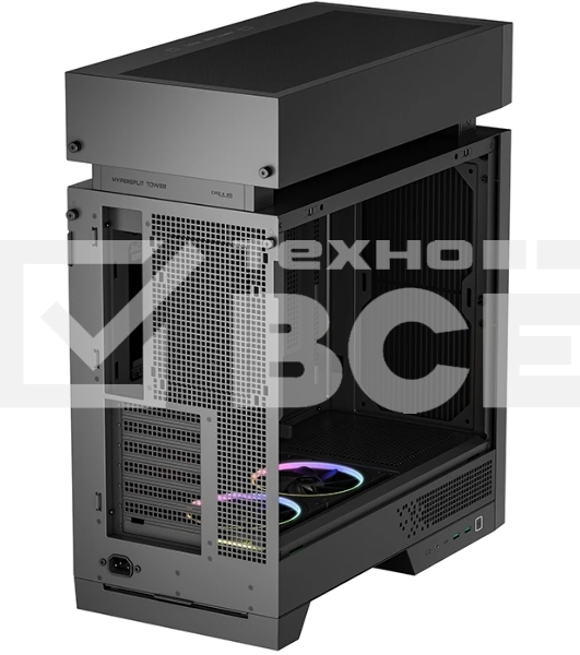 Корпус DeepCool CL660, Midi-Tower, чёрный, 2 x 120 мм