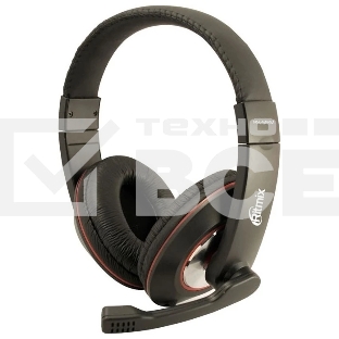 Гарнитура Ritmix RH-516M чёрный, проводная, 3.5 мм