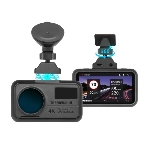 Видеорегистратор TrendVision TDR-725 Real 4K 2CH, 3840x2160, 3', с камерой заднего вида, GPS/ГЛОНАСС, Wi-Fi, G-сенсор, датчик движения, GPS-информатор, фото 1