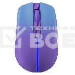 Мышь беспроводная Defender Mystery MM-301 фиолетовый, 1600 dpi, радиоканал, Bluetooth, USB, кнопки - 6, фото 1