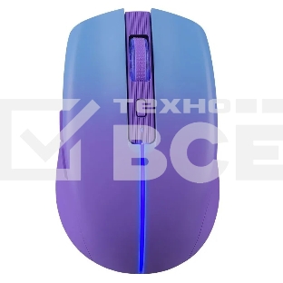 Мышь беспроводная Defender Mystery MM-301 фиолетовый, 1600 dpi, радиоканал, Bluetooth, USB, кнопки - 6