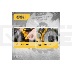Циркулярная пила Deli DL-YJ185-E1 (1300Вт, 5300об/мин, диаметр диска 185мм), фото32