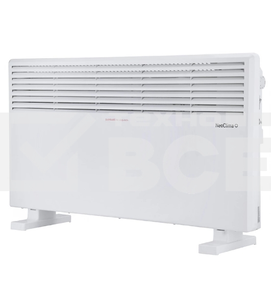 Конвектор Neoclima Comforte T2.0 ЭВНА-2,0/230С2 (сшп) белый, 2000 Вт, 25 м2, термостат