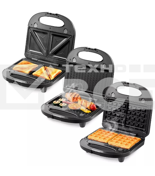 Вафельница Kitfort КТ-1660 700Вт черный