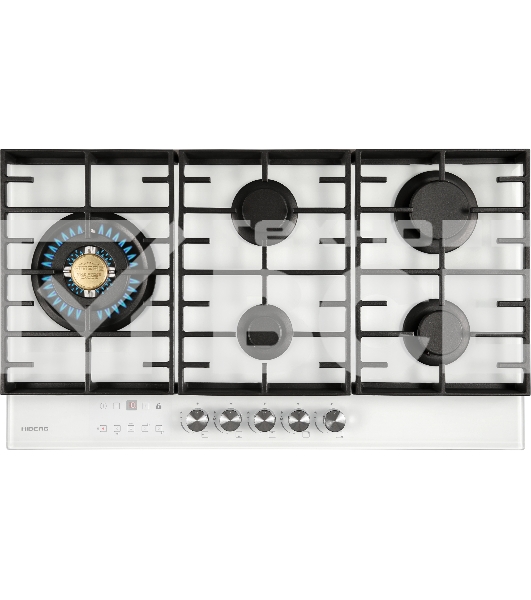 Варочная поверхность HIBERG VM 9155 W, белый