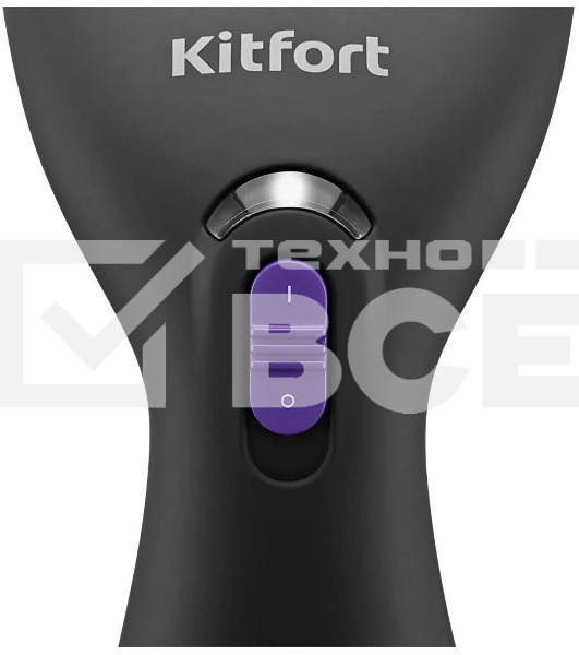 Отпариватель ручной Kitfort КТ-9199, 900Вт, черный/фиолетовый