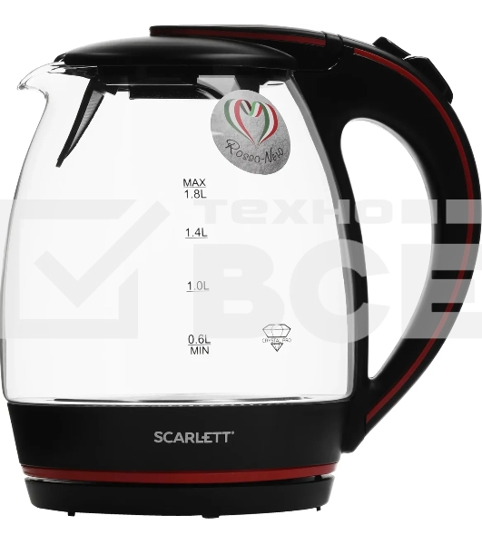 Чайник Scarlett SC-EK27G71 (Rosso Nero)