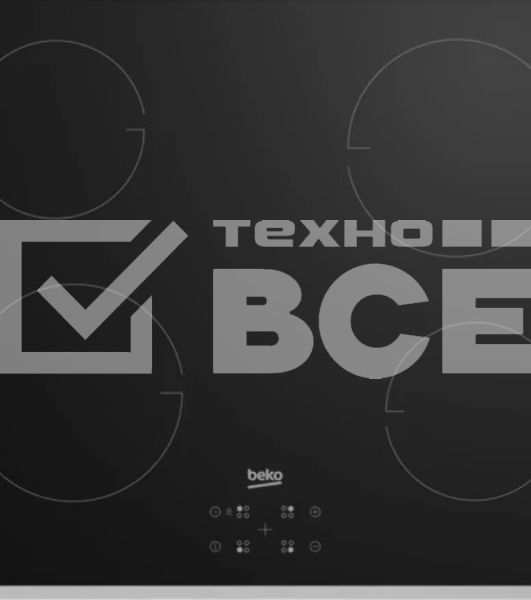Встраиваемая индукционная варочная поверхность Beko HII 6440 RQTB, Черный