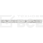 Линейка Silwerhof 160166 сталь нержавеющая дл. 30 см двухсторонняя шкала, фото3