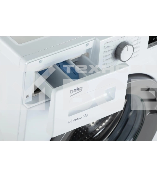 Стиральная машина Beko ELE67511ZSW (R) белый, загрузка фронтальная 6 кг, 1000 об/мин., класс: А