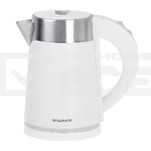 Чайник электрический Willmark WEK-1008PS 1000 Вт, 0.8 л., белый