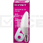 Лампа светодиодная ОНЛАЙТ 71629 OLL-C37-6-230-4K-E14-FR, фото2