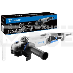 Угловая шлифовальная машина (УШМ) DEKO AG1500-D1 PRO, 125мм, 1500 Вт