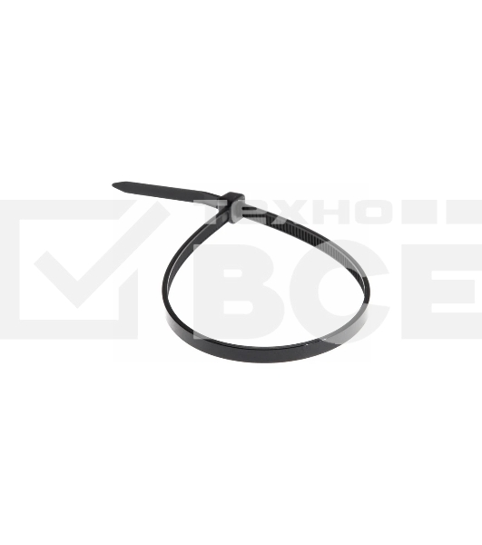 Хомут-стяжка кабельная нейлоновая Rexant 200 x2,5 мм, черная, упаковка 100 шт.