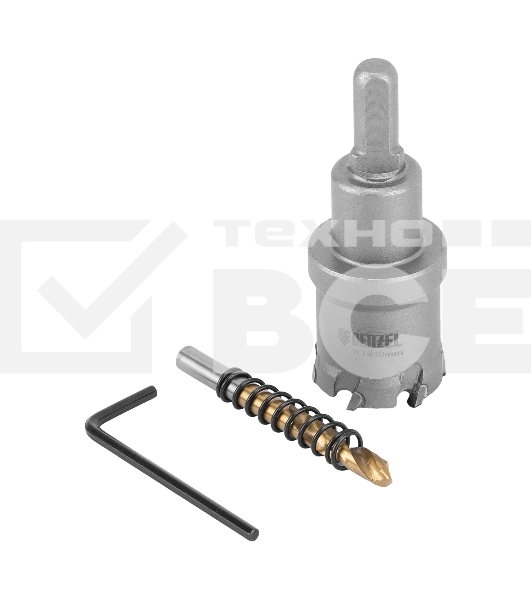 Коронка по металлу Denzel твердосплавная, 30 мм