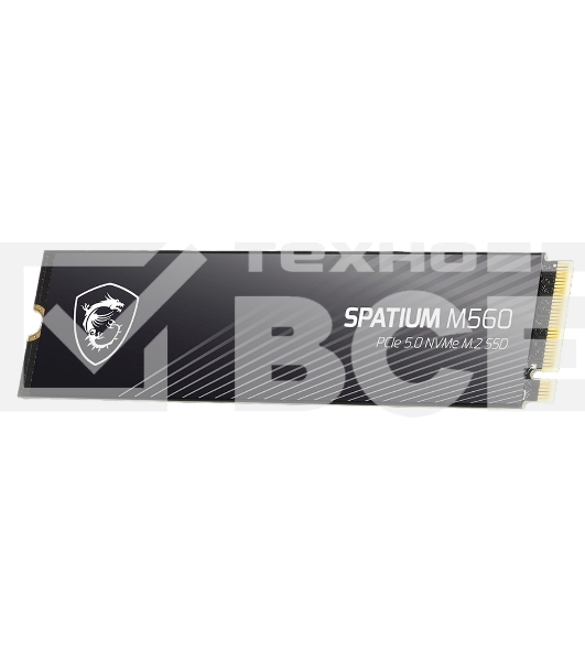 Накопитель SSD MSI M.2 2280 2Tb SPATIUM M560 Client SSD S78-440Q940-P83, PCIe Gen4x4 with NVMe, 3D TLC, R/ W 4900/ 4400