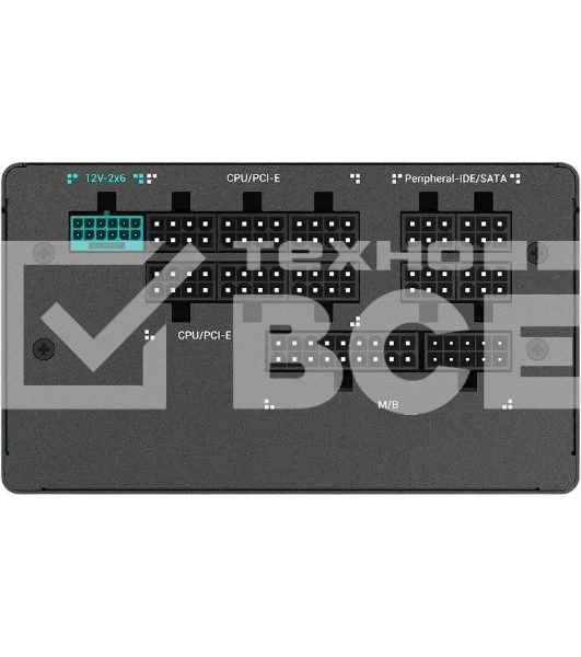 Блок питания Deepcool/GamerStorm PQ1000G (ATX 3.1, 1000W, Full Cable Management, PWM 120мм fan, 80 PLUS GOLD, Active PFC + Half Bridge + DC/DC, Full Japanese Capasitors, Gen5 PCIe) RET