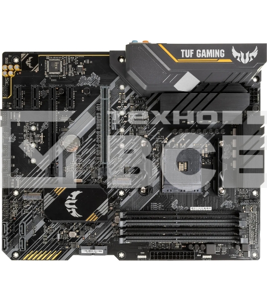 Материнская плата ASUS TUF GAMING B450-PLUS II, AM4, AMD B450, 4xDDR4, 6xSATA, 2xM.2, 1xPCI-E 3.0 x16, 1xPCI-E 2.0 x16, 3xPCI-E x1, 1xHDMI, 1xDP, 1x 1Gb LAN, 4xUSB 3.2 Gen 1, 1xUSB 3.2 Gen 2, 1xUSB-C 3.2 Gen 2, 5x3.5 мм, 7.1, ATX