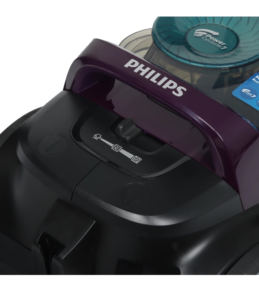 Пылесос Philips FC9571/01 черный/фиолетовый, 410/1900 Вт, уборка сухая, пылесборник контейнер 1.5 л