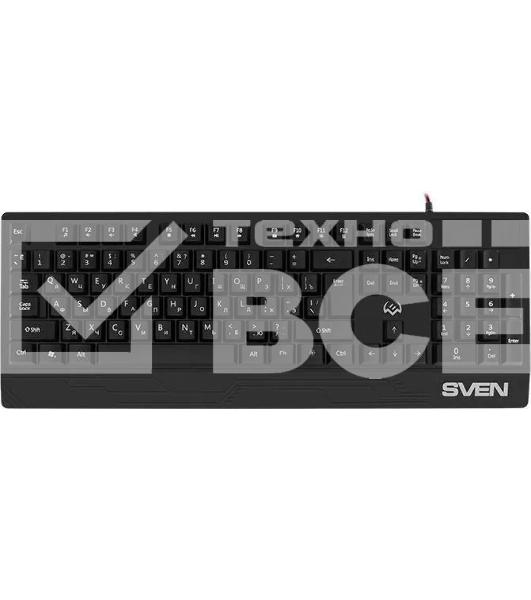 Клавиатура Sven KB-G8300 проводная, USB Type-A, чёрный