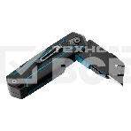 Нож-скребок складной Gross 78891, 19 мм, сменное лезвие, SK2, 5 запас. лезвий, алюмин. корпус, клипса, фото2