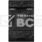 Плита электрическая Gefest ЭП Н Д 5560-03 0053 черный, конфорок 4 шт, духовка 55 л, 50 см x 85 см x 58.5 см, фото 1