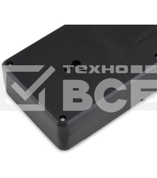 Сетевой фильтр Ippon BK-8-EU-5-16-B 5м (8 розеток) черный (коробка)