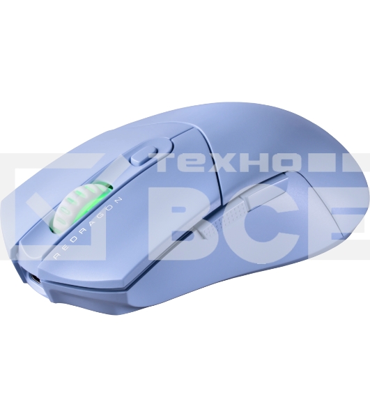 Мышь беспроводная REDRAGON St4r Pro голубой, 26000 dpi, радиоканал, Bluetooth, USB, кнопки - 6