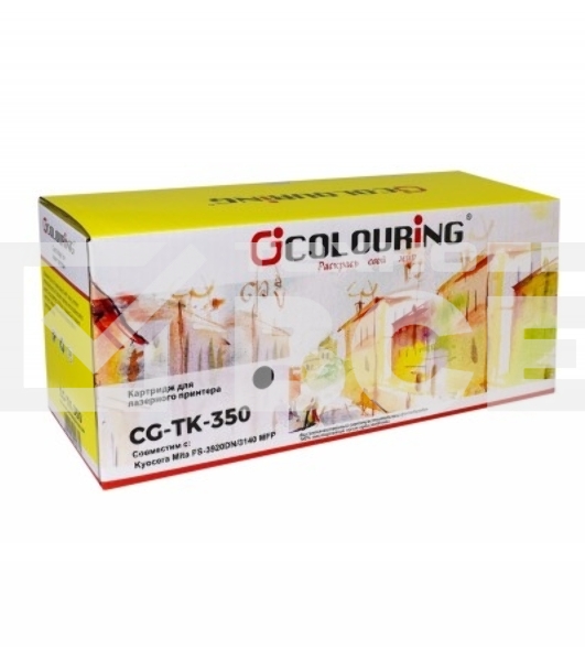 Картридж лазерный Colouring CG-TK-350 черный (15000 стр.) для Kyocera Mita FS-3920DN/3140 MFP