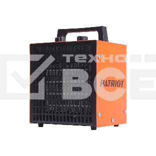 Тепловентилятор электрический Patriot PT Q 3S, оранжевый/черный, 2000 Вт, 25 м2, термостат