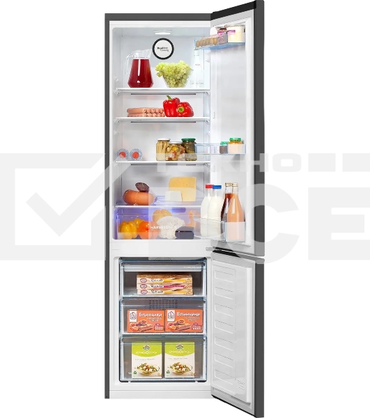 Холодильник Beko B3R0CNK312HG серый двухкамерный 200/76л морозилка снизу, No Frost