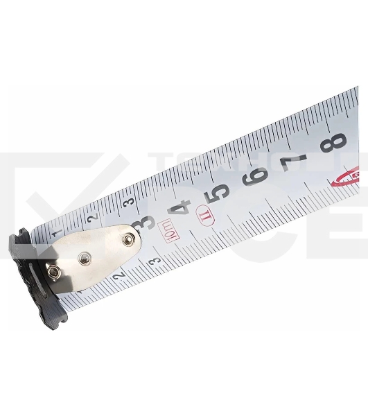 Рулетка Gross 31126''doppelhaken'' 10м x 25мм двухсторонний зацеп нейлон двуст. шкала автоматич